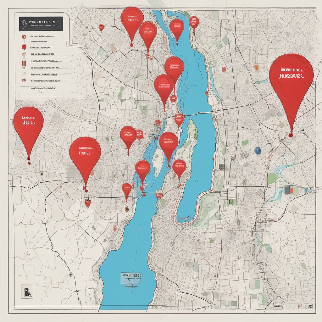 Interactive map with markers